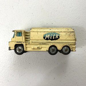 Vintage Husky Milk Tanker Truck White Die Cast